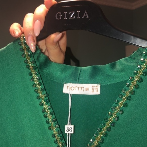 Gorgeous Emerald Green Dress Brand Norm glamorous dress NWT - Picture 15 of 16